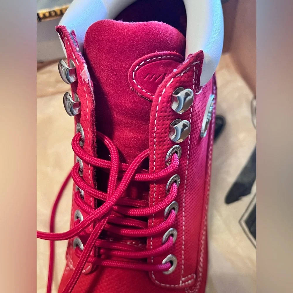 LUGS WOMEN’S Red Leather “DIVA” boot, size 8.5M, EUC - Picture 4 of 16